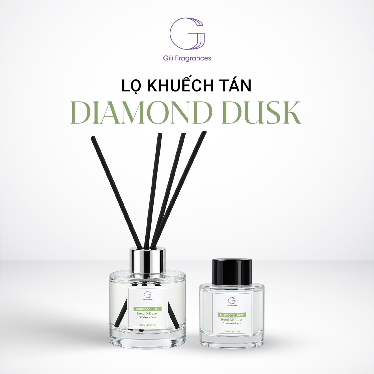 LỌ TÁN HƯƠNG DIAMOND DUSK