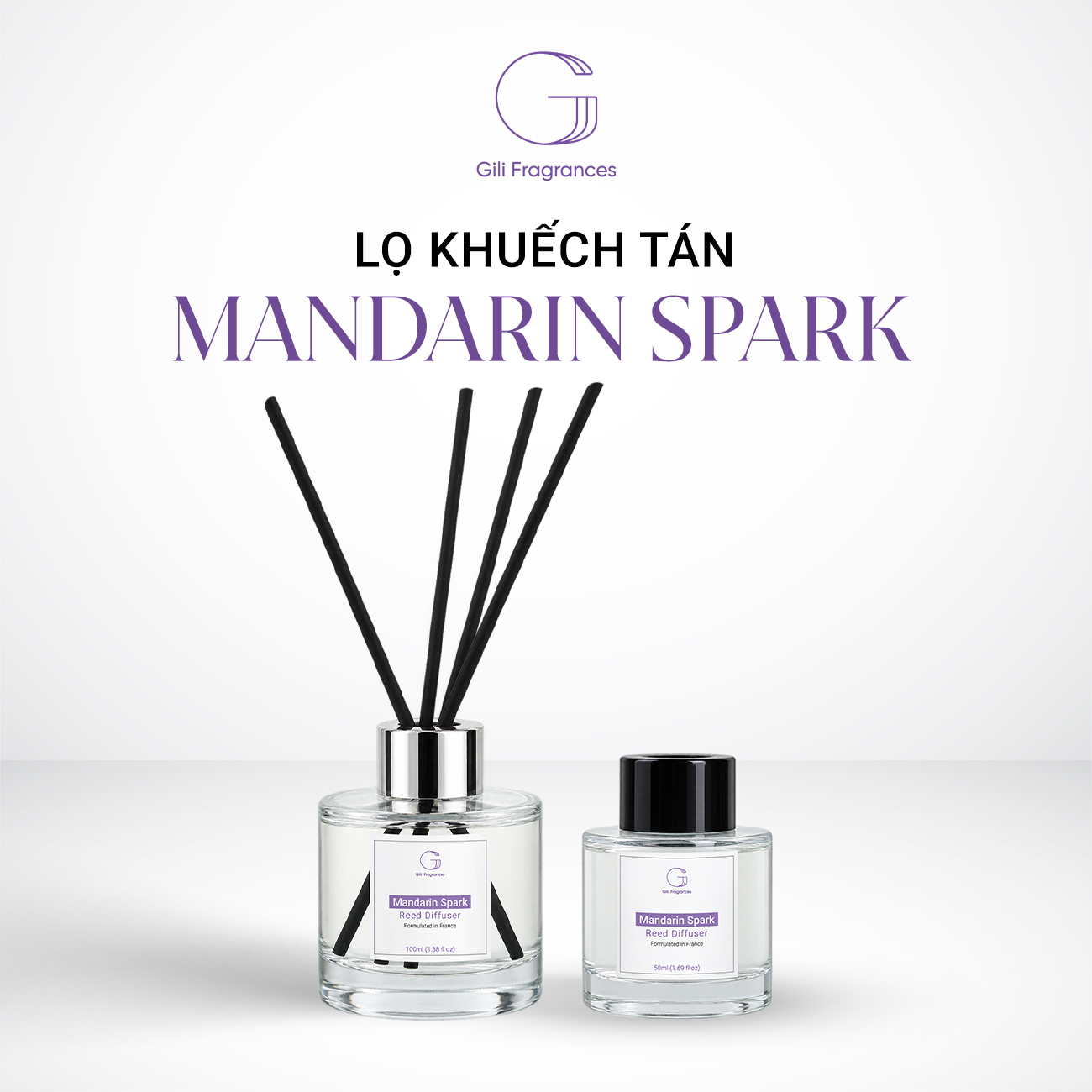 Lọ tán hương MANDARIN SPARK | 50ML – 100ML