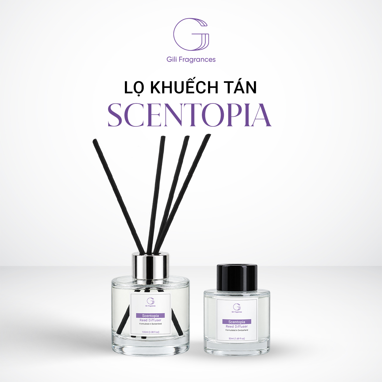 Lọ tán hương SCENTOPIA | 50ML – 100ML