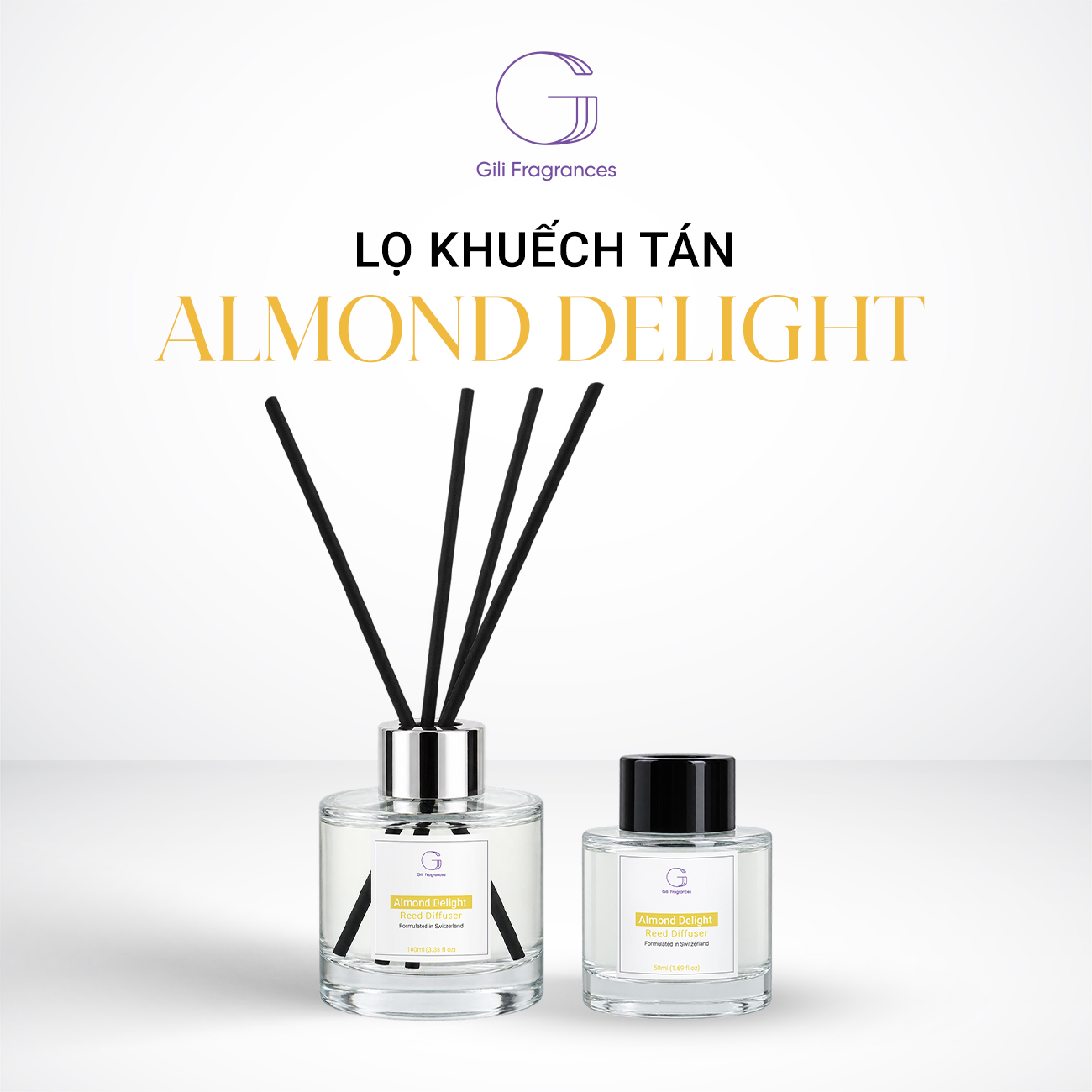 Lọ tán hương ALMOND DELIGHT | 50ML – 100ML