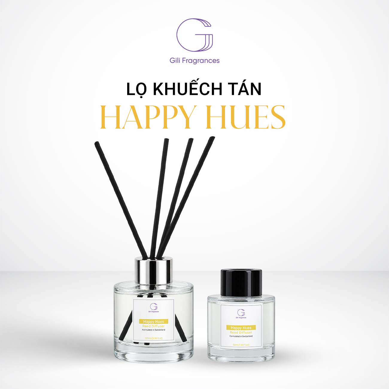 Lọ tán hương HAPPY HUES | 50ML – 100ML