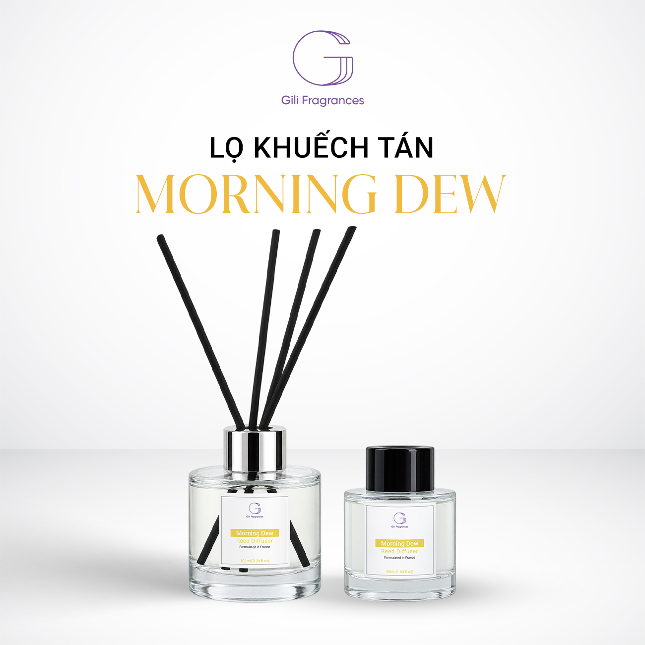 Lọ tán hương MORNING DEW | 50ML – 100ML