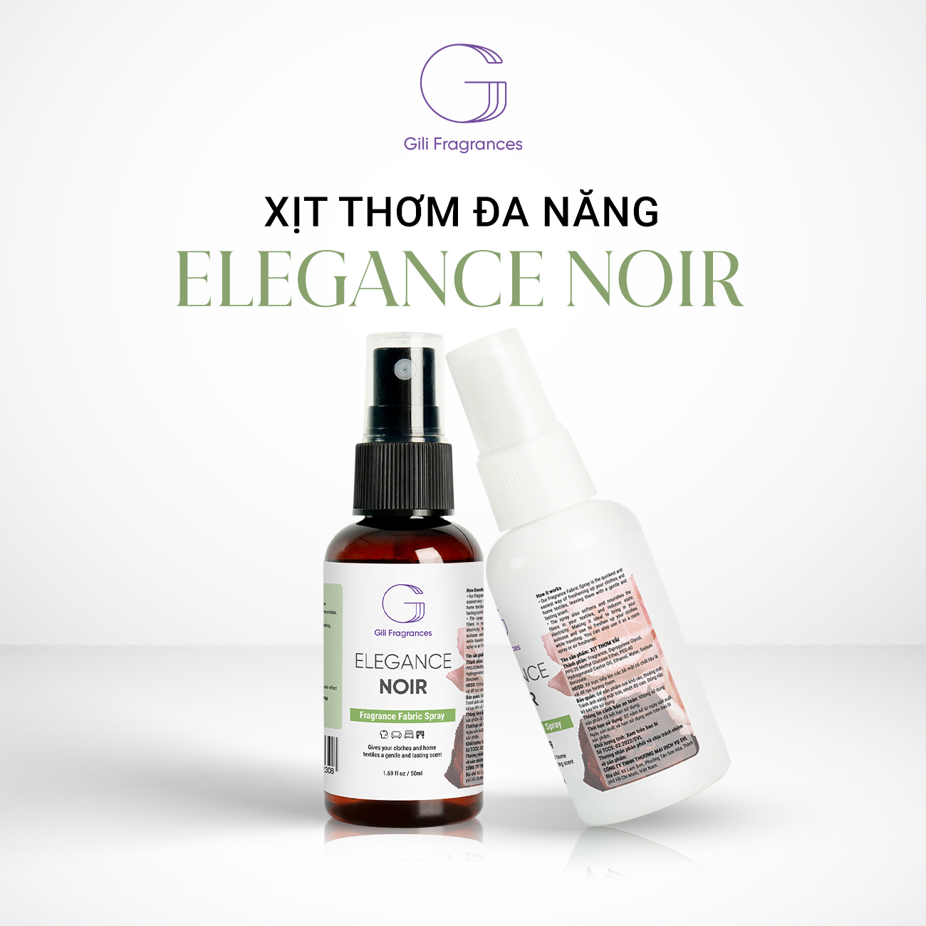 Xịt thơm đa năng ELEGANCE NOIR | 50ML