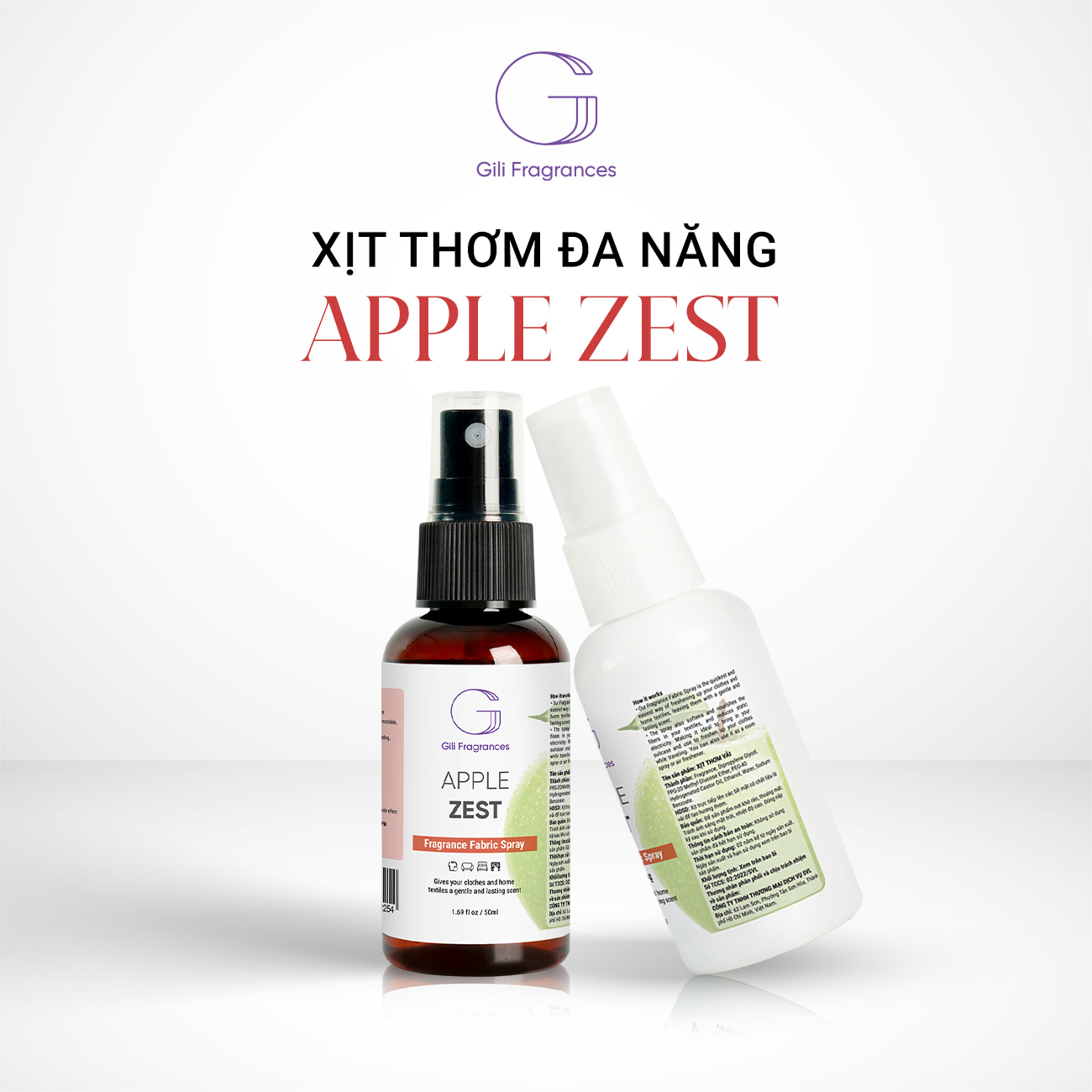 Xịt thơm đa năng APPLE ZEST | 50ML