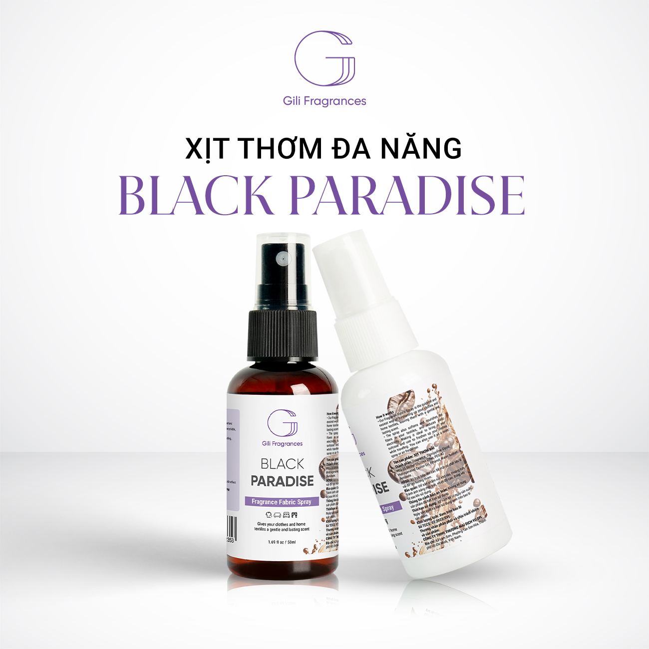 Xịt thơm đa năng BLACK PARADISE | 50ML