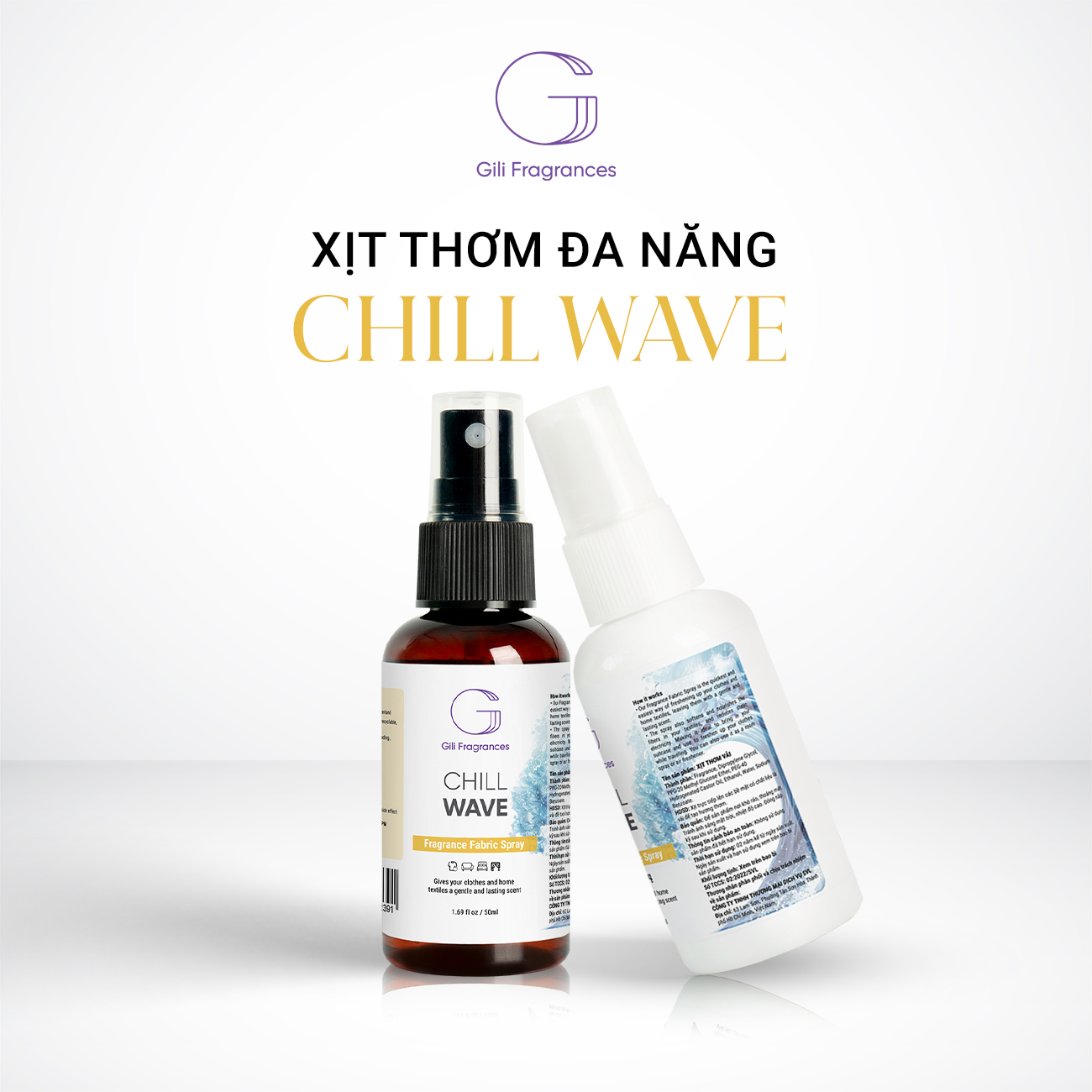Xịt thơm đa năng CHILL WAVE | 50ML