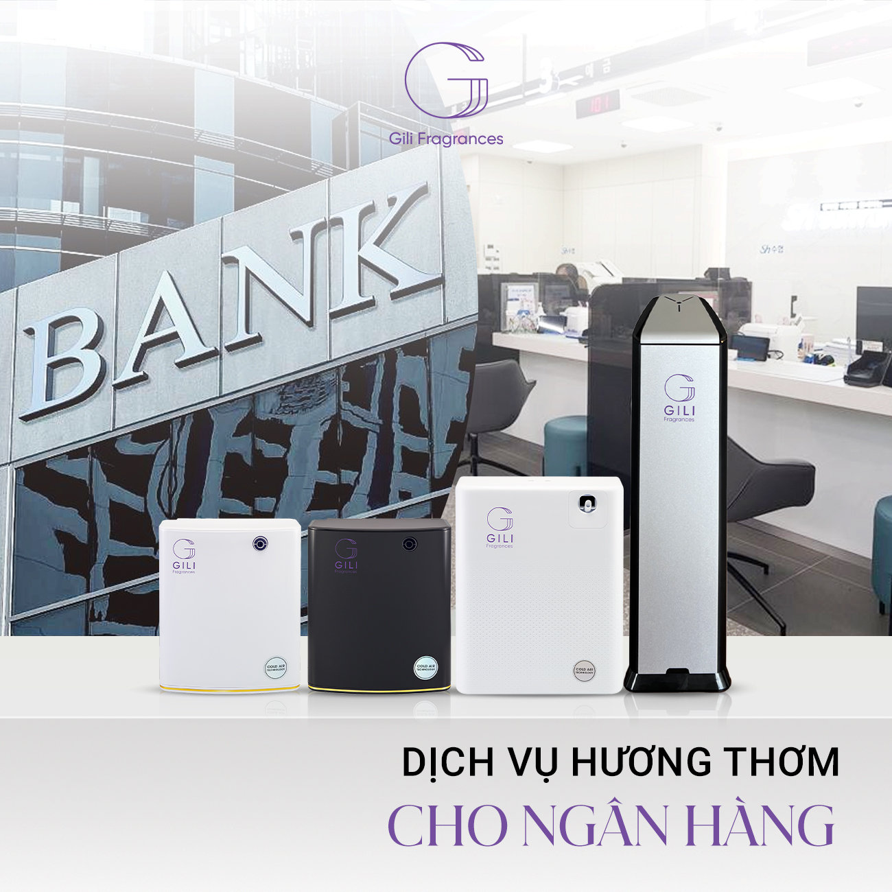 Dịch vụ hương thơm cho ngành NGÂN HÀNG