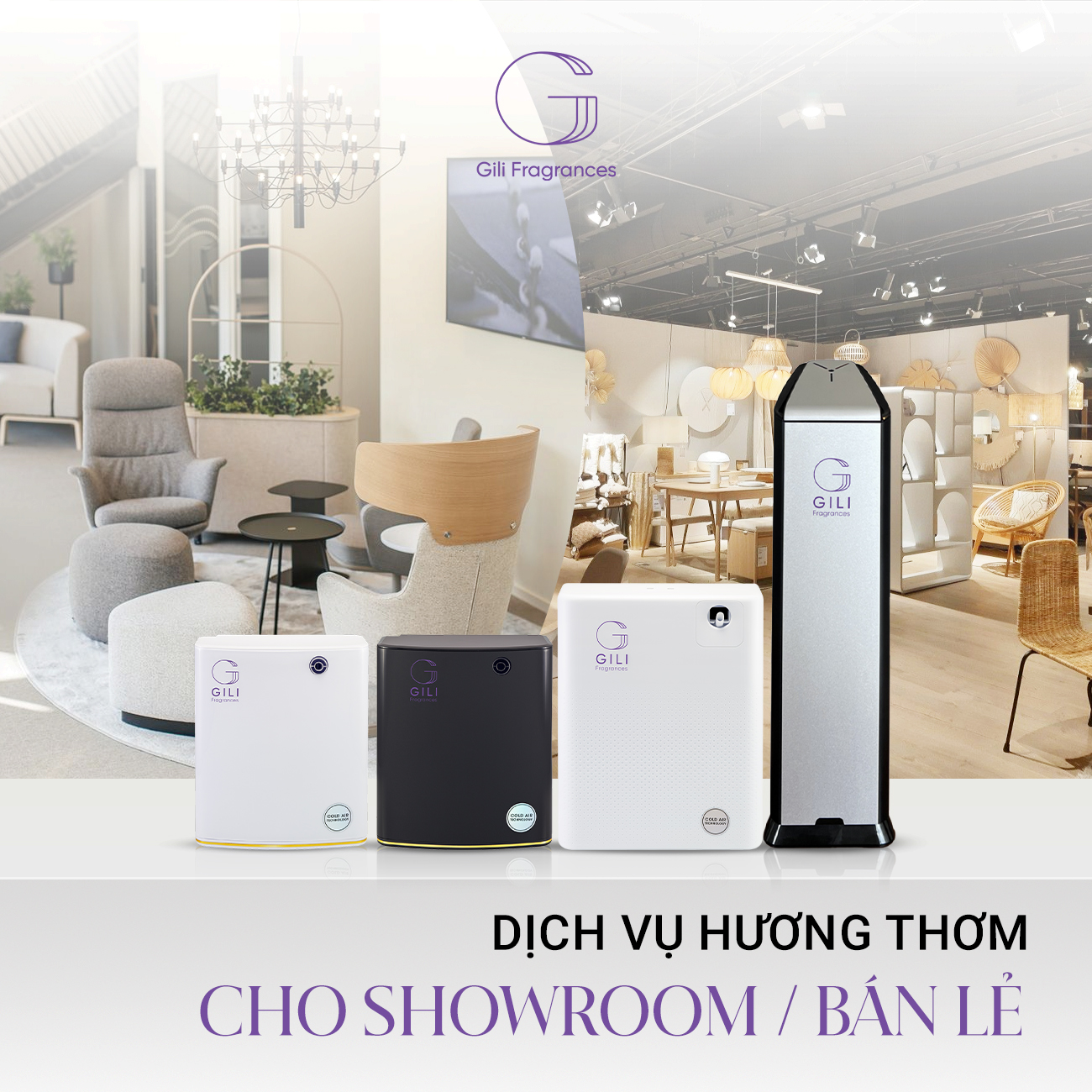 Dịch vụ hương thơm cho SHOWROOM / RETAIL